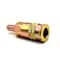 Interstate Pneumatics 1/2 Inch Industrial Yellow Steel Coupler with 1/2 Inch Barb CH883 - alternate 1